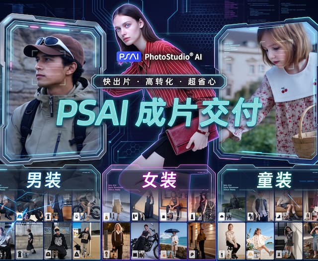革新服装电商视觉生产模式，AI商拍成片交付提质增效